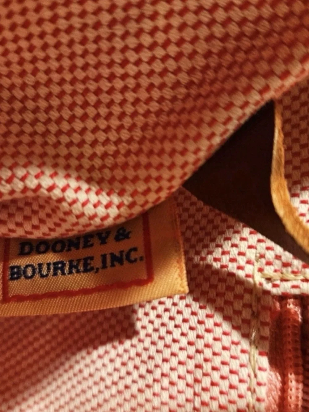 Vintage Dooney & Bourke Rare Color Bucket Bag/ Purse- Monogram Pink & Green